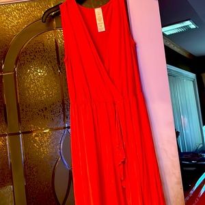 Beautiful summer dress. Soft sleek feel.